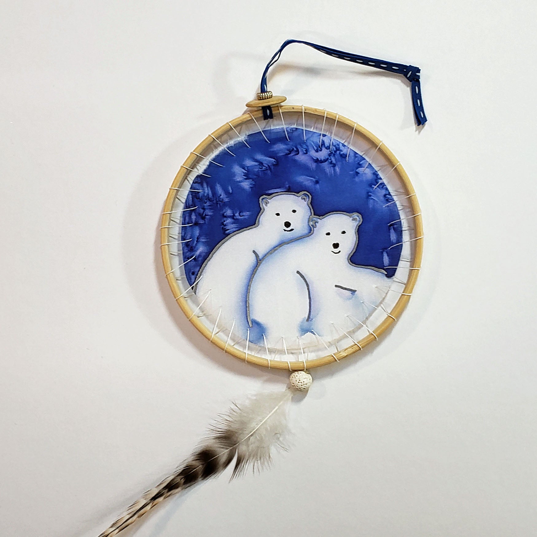Polar Bear Twins Ornament